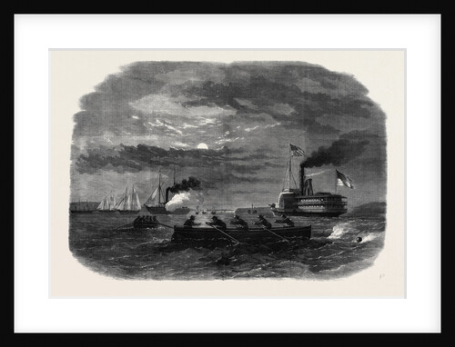 The Civil War in America: Cutting Off a Confederate Despatch Galley on the Potomac Near Freestone Point by Anonymous