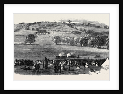 The New Range of the 1st Surrey Rifles Peckham Rye: Firing for the Prizes at the 550 Yards by Anonymous