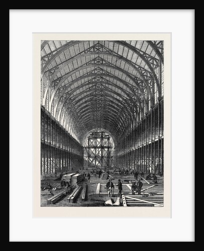Progress of the International Exhibition Building: Portion of the Nave by Anonymous