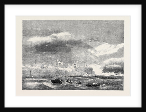 The Sea Breaking Over the Cliff at Tynemouth During the Gale on Saturday the 2nd Inst. November 16 1861 by Anonymous