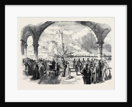 Scene from Othello at the Princess Theatre the Town and Harbour of Cyprus by Anonymous