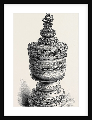 Ivory Grace Cup of Thomas a'Becket Set in Gold by Anonymous