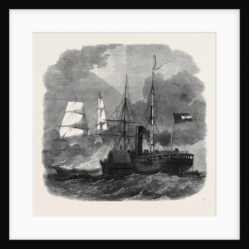 Destruction of the Federal Merchantman Harvey Birch by the Confederate War Sloop Nashville by Anonymous