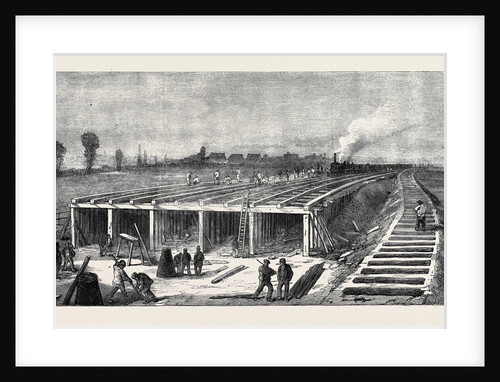 Constructing the Concrete Embankment Across the Plaistow Marshes: Depositing the Concrete London Main Drainage by Anonymous