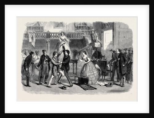 Scene from Mr. Boucicault's New Drama at the Adelphi: The Slave Market Sale of the Octoroon by Anonymous