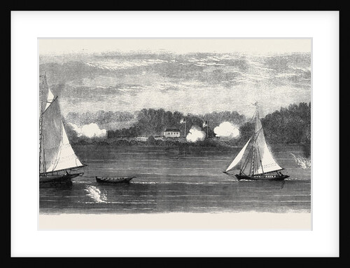 The Civil War in America: The Confederate Batteries on the Lower Potomac by Anonymous