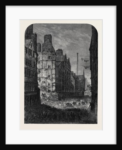 The Fall of a House in High Street Edinburgh: Searching for the Dead and Wounded by Torchlight by Anonymous