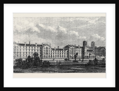 The New Barracks for the Guards at Chelsea December 21 1861 by Anonymous