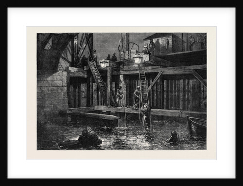 The Last Vestiges of Old Westminster Bridge by Anonymous