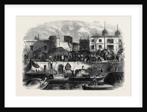 Shipping Munitions of War at the Tower for Canada December 28 1861 by Anonymous