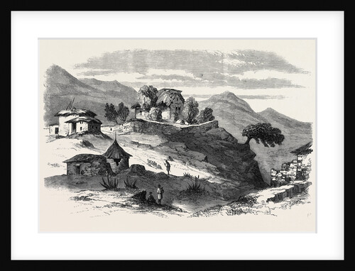 The Abyssinian Expedition: A Sketch in the Town of Adigerat 1868 by Anonymous