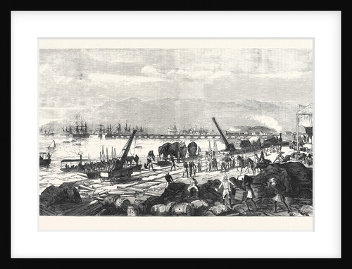 The Abyssinian Expedition: A Sketch on the Shore at Zulla Annesley Bay 1868 by Anonymous