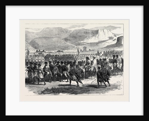 The Abyssinian Expedition: Arrival at Adigerat of an Ambassador from Kassai King of Tigre 1868 by Anonymous