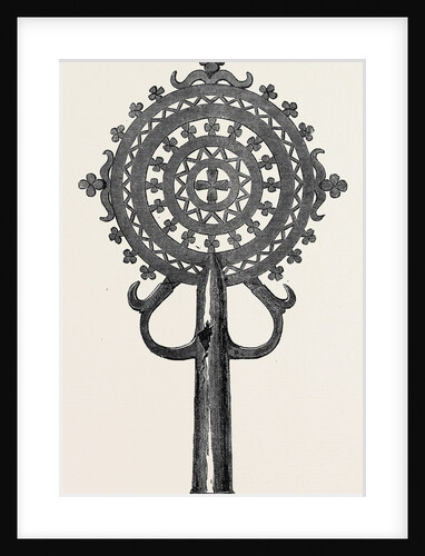 Cross Used in Processions 1868 by Anonymous