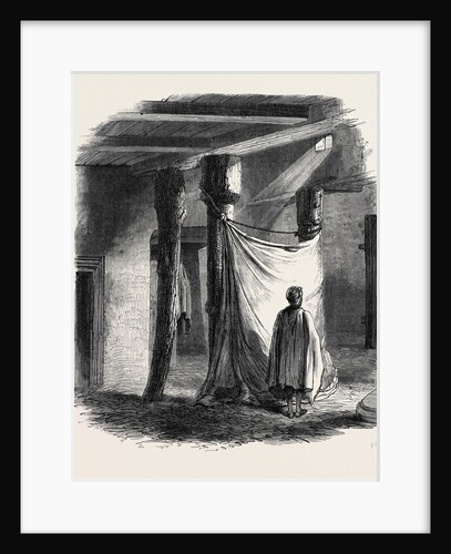 Interior of an Abyssinian Church at Chaffa Near Senafe 1868 by Anonymous