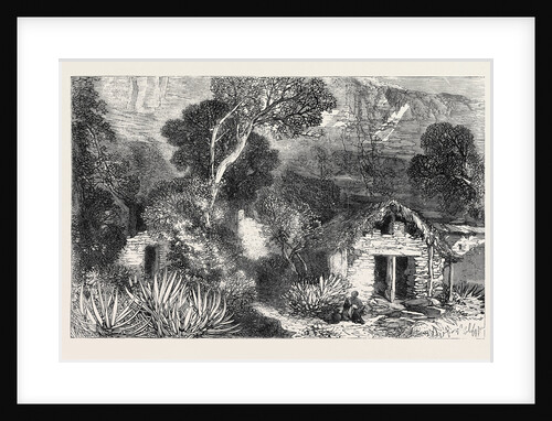 Church and Shrine of St. Romanus Barra-Kat Near Senafe 1868 by Anonymous