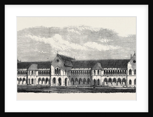 The Sassoon Hospital at Poonah Near Bombay 1868 by Anonymous