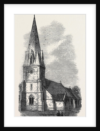 Faccombe Church Hants 1868 by Anonymous