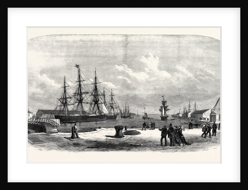 General View of the New Docks at Millwall 1868 by Anonymous