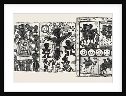 Facsimile of Two Pages of an Abyssinian Bible 1868 by Anonymous