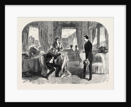 Scene from a Hero of Romance at the Haymarket Theatre 1868 by Anonymous