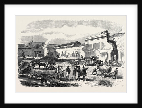 Demolition of the Paris Exhibition Building the Central Garden 1868 by Anonymous