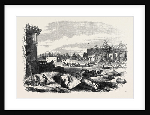 Demolition of the Paris Exhibition Building the Park 1868 by Anonymous
