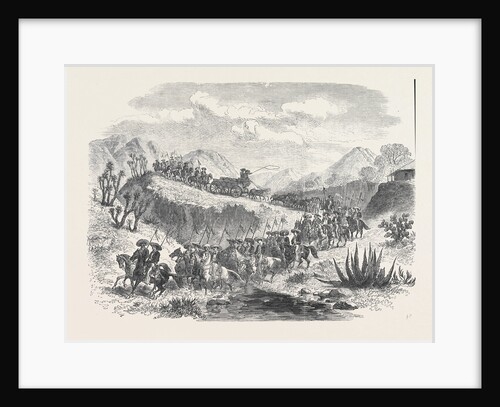 Conveying Silver from the Mines to Mexico 1868 by Anonymous