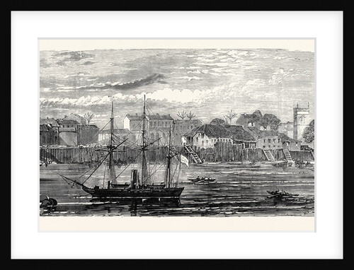 The Town of Cameta in Para South America 1868 by Anonymous