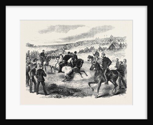 Tournament of the 17th Lancers in the Camp at Shorncliffe 1868 by Anonymous