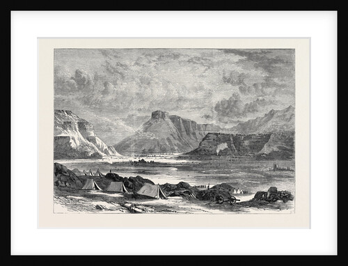 The Abyssinian Expedition: View from the Fortified Post of Adigerat 1868 by Anonymous