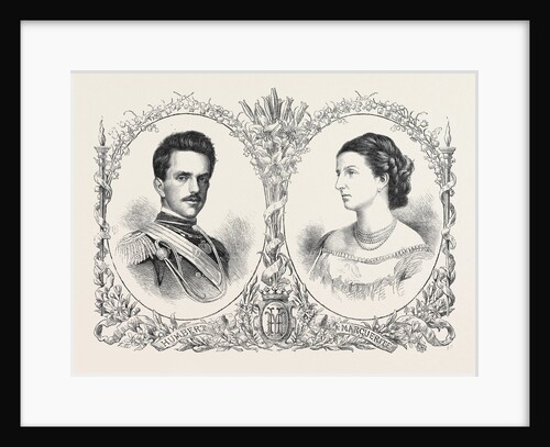 The Crown Prince Humbert of Italy and Princess Margaret of Savoy 1868 by Anonymous