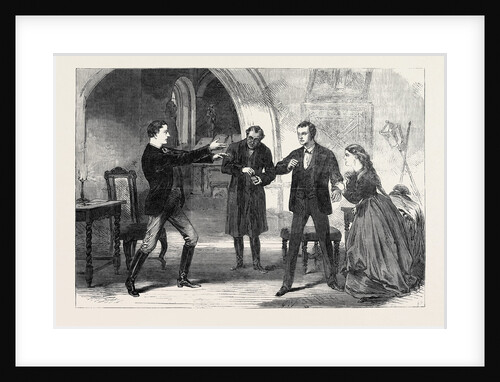 Scene from No Thoroughfare at the Adelphi Theatre 1868 by Anonymous