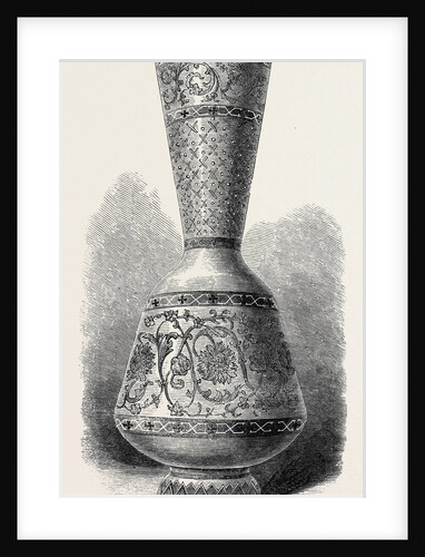 Opaque Enamelled Glass Vase (Russian) 1868 by Anonymous