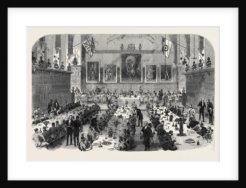 Dinner Given by the Inns of Court Volunteers to the Universities Corps 1868 by Anonymous