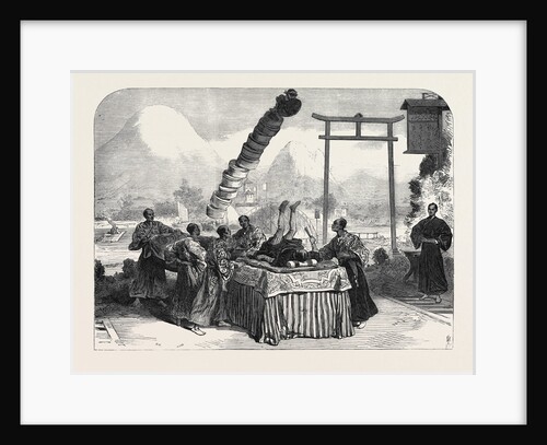 The Imperial Japanese Troupe at the Lyceum Theatre 1868 by Anonymous