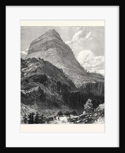 The British Expedition to Abyssinia: The Amba Aladjieh Near Lake Ashangi 1868 by Anonymous