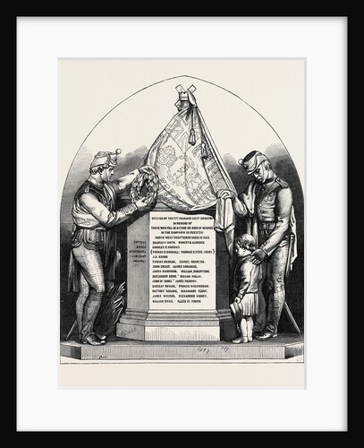 Monument in Glasgow Cathedral to the Memory of Officers and Men of the 71st Regiment, 1868 by Anonymous