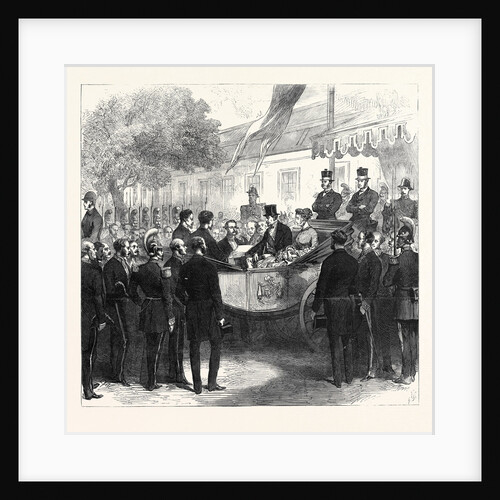 Reception of the Emperor and Empress of the French by the Municipality of Orleans 1868 by Anonymous