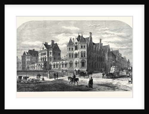 The New Infirmary at Leeds Now Occupied by the National Art Exhibition Opened by the Prince of Wales on Tuesday 1868 by Anonymous