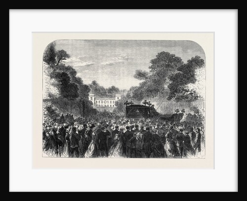 Funeral of the Late Lord Brougham at Cannes 1868 by Anonymous