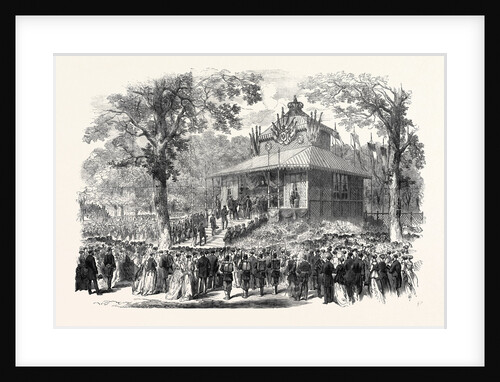 The Emperor of the French Distributing the Prizes of the Agricultural Show at Orleans 1868 by Anonymous