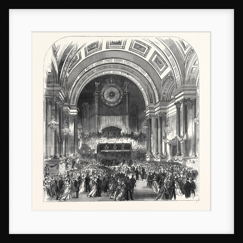 Visit of the Prince of Wales to Leeds: The Mayor's Ball at the Townhall 1868 by Anonymous