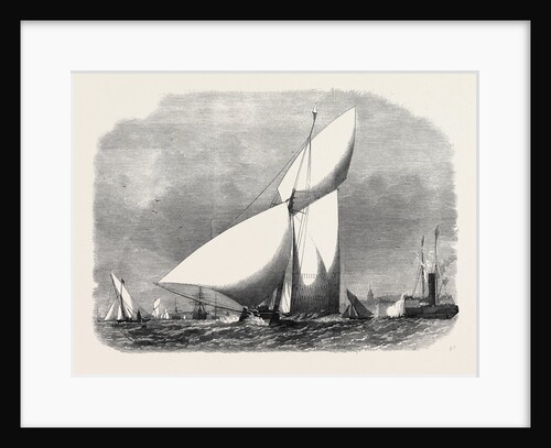 Opening of the Yachting Season: Match of the Royal Thames Yacht Club the Fiona Winning at Gravesend 1868 by Anonymous