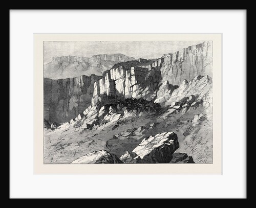 The Abyssinian Expedition: The Place of Execution of Theodore's Prisoners at Magdala 1868 by Anonymous