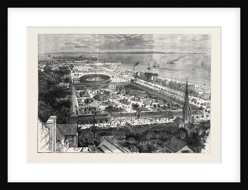 Bird's Eye View of the International Maritime Exhibition at Havre 1868 by Anonymous