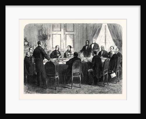 Council of Ministers at the Tuileries Paris France 1868 by Anonymous
