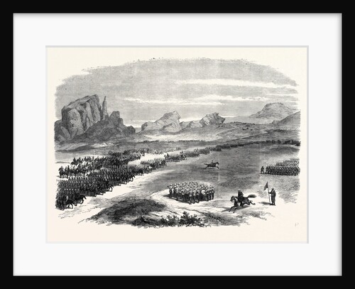 The Abyssinian Expedition: Review of the British Army on the Queen's Birthday at Senafe 1868 by Anonymous