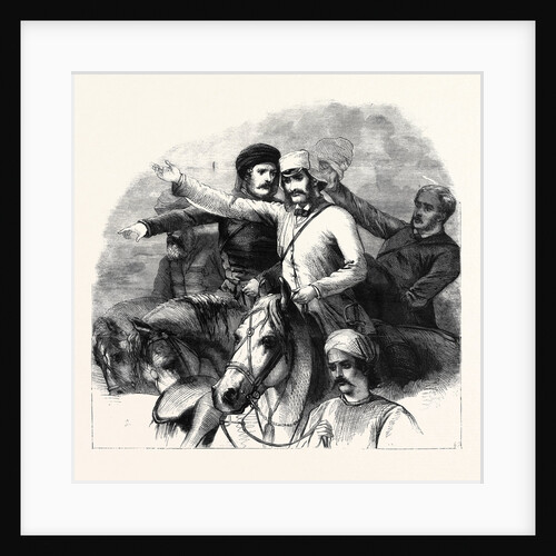 Group from Barker's Grand Historical Picture the Relief of Lucknow by Anonymous