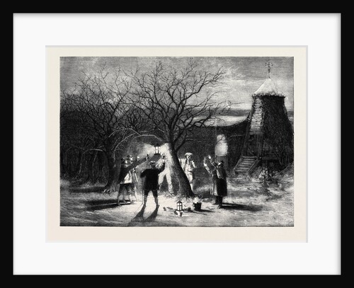 Wassailing Apple-Trees with Hot Cider in Devonshire on Twelfth Eve by Anonymous